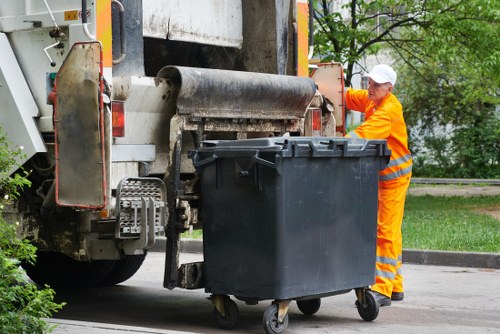 Professional waste removal team at work in Tadworth